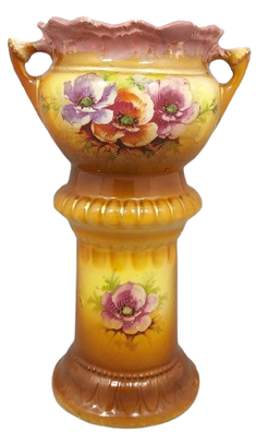 Stary Secesyjny wazon - porcelana 