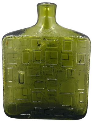 Butla wazon - szkło kolorowe Empoli lat 60