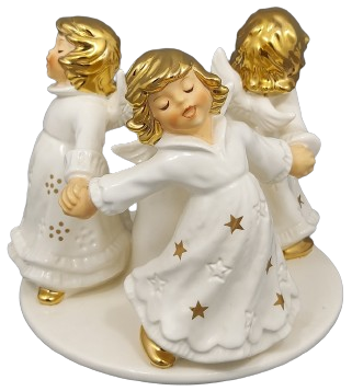 Świecznik z aniołkami Goebel - porcelana