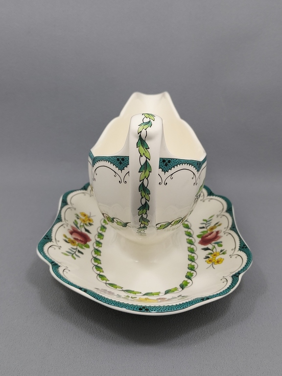Sosjerka wzór kwiatowy wiosenny - porcelana Spode England Avondale (6)