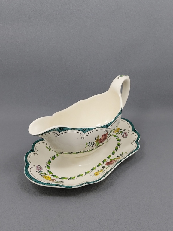 Sosjerka wzór kwiatowy wiosenny - porcelana Spode England Avondale (9)