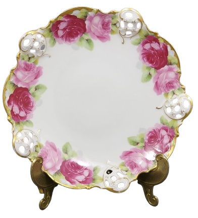 Patera Talerz w kwiaty - porcelana Rosenthal Cacilie Moliere Bavaria (1)