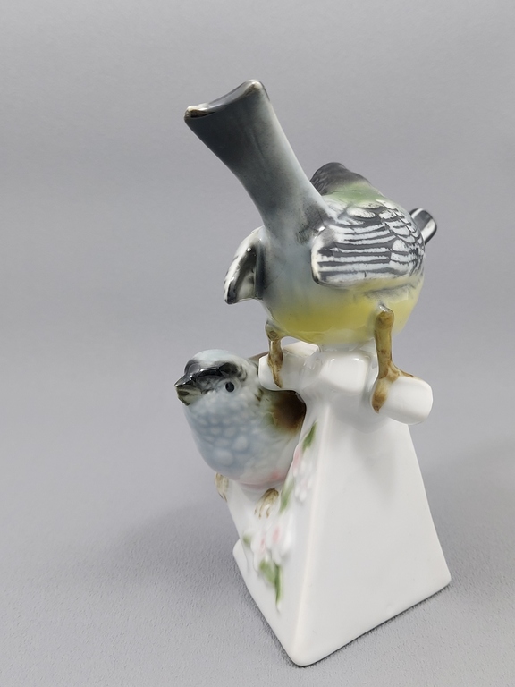Stara Figura ptaków ŚPIEWAJĄCE PTAKI - porcelana GEROLD (5)