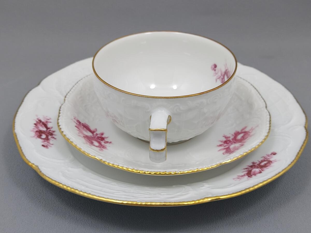 Trio filiżanka i talerzyki - Rosenthal Sanssouci (7)