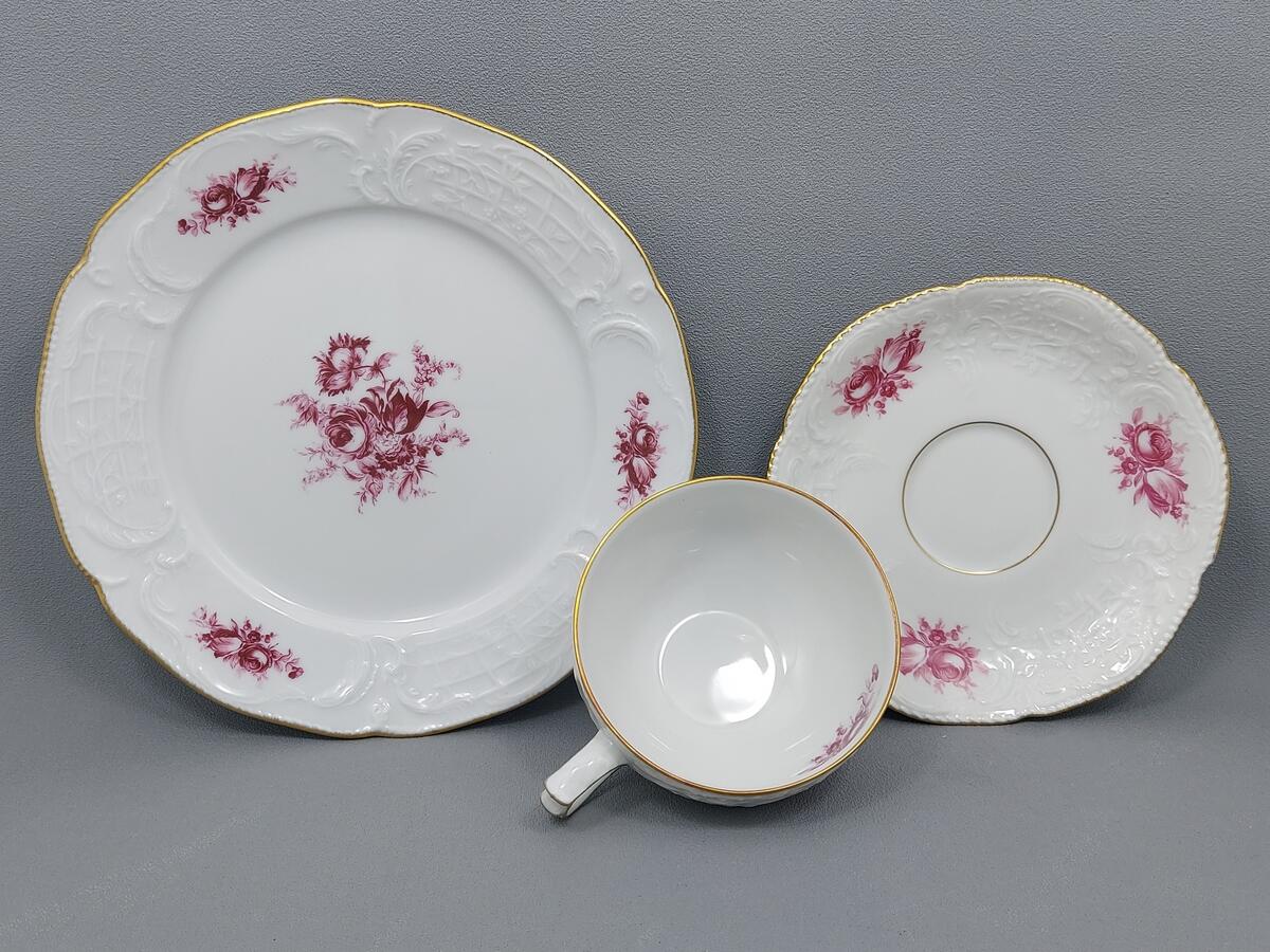 Trio filiżanka i talerzyki - Rosenthal Sanssouci (4)