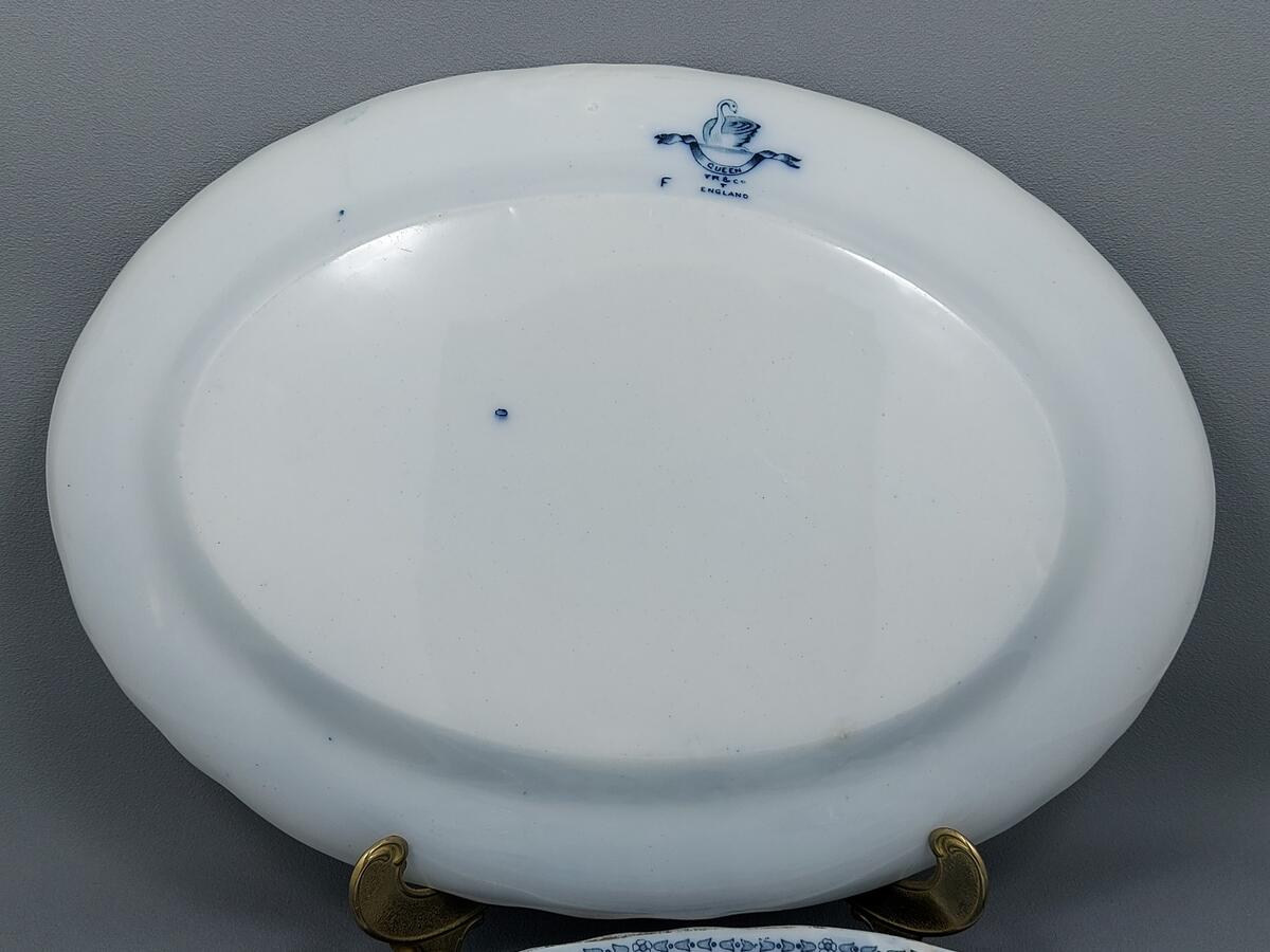 Zestaw trzech pater półmisek - Thomas Rathbone & Co Queen England (4)