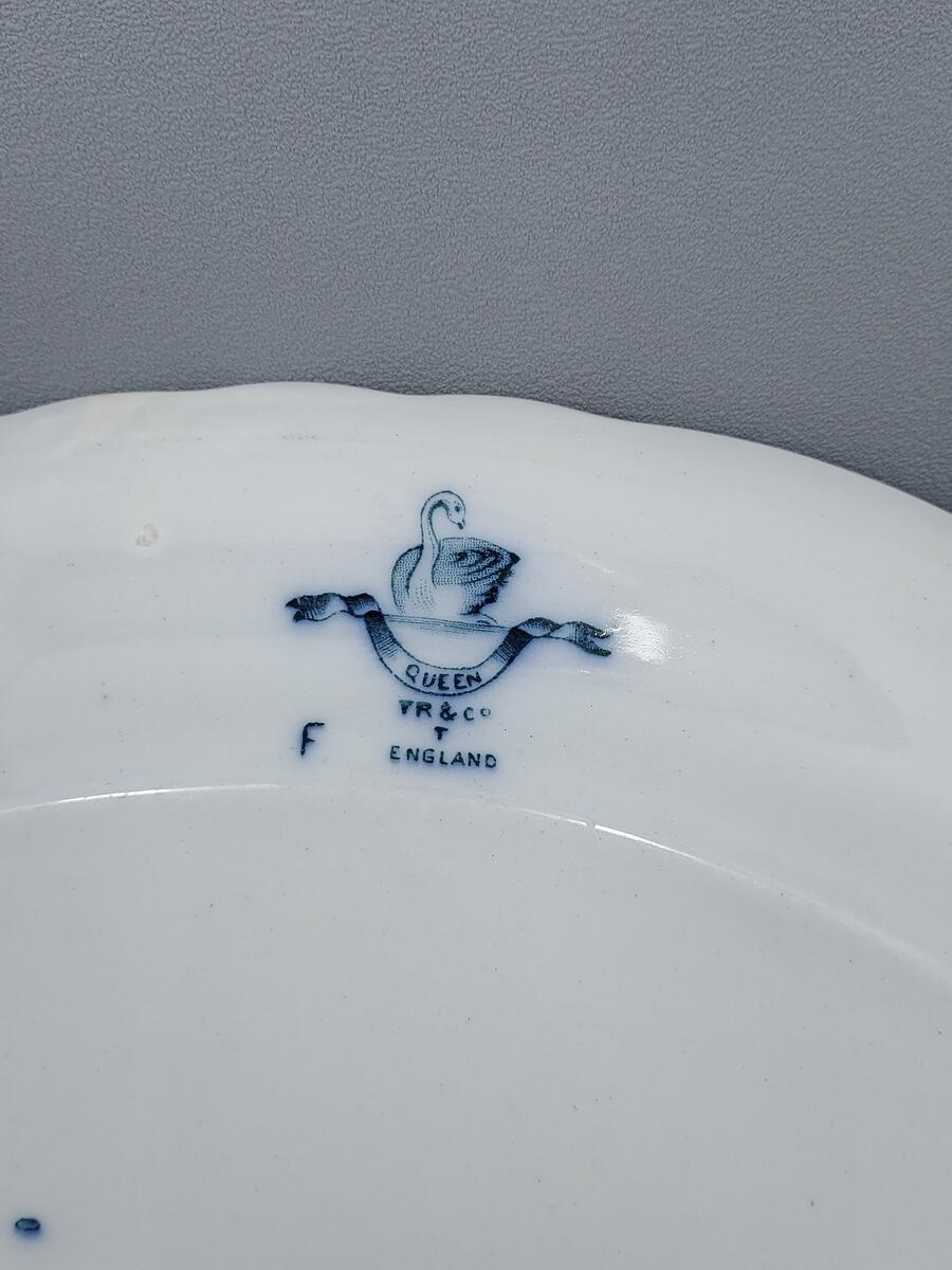 Zestaw trzech pater półmisek - Thomas Rathbone & Co Queen England (5)