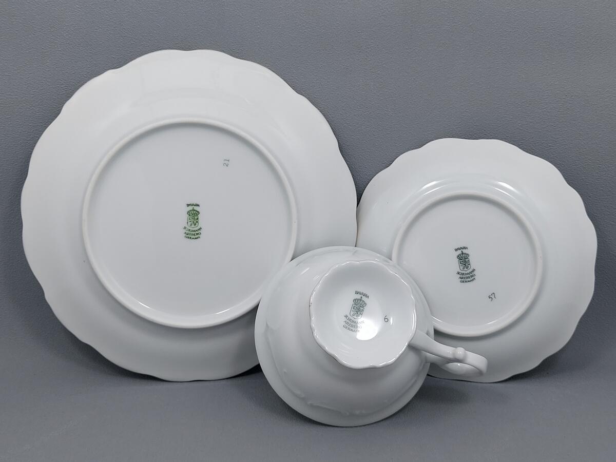 Trio filiżanka i talerzyki - porcelana Schumann Arzberg (5)