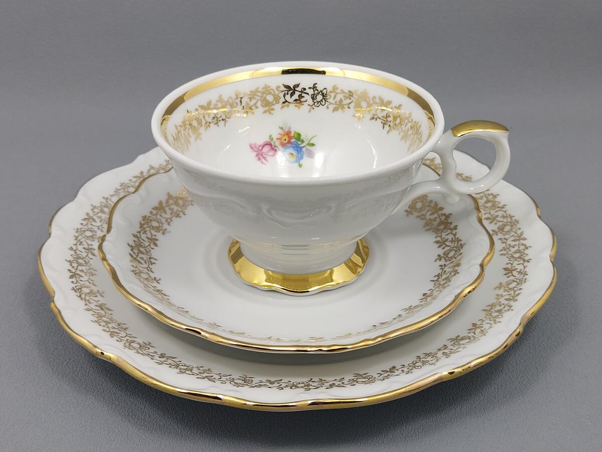 Trio filiżanka i talerzyki - porcelana Schumann Arzberg (6)