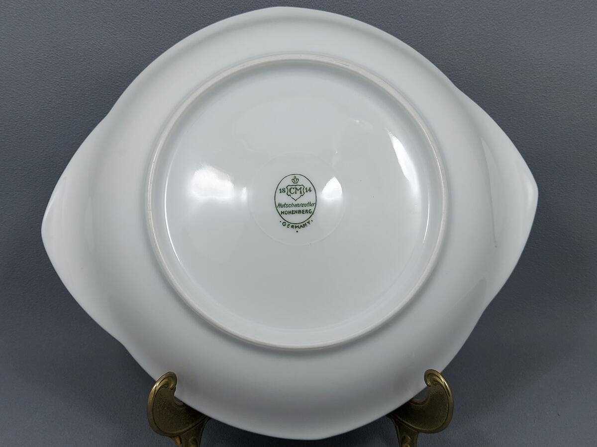 Kobaltowa Paterka w kwiaty - porcelana Hutschenreuther (5)