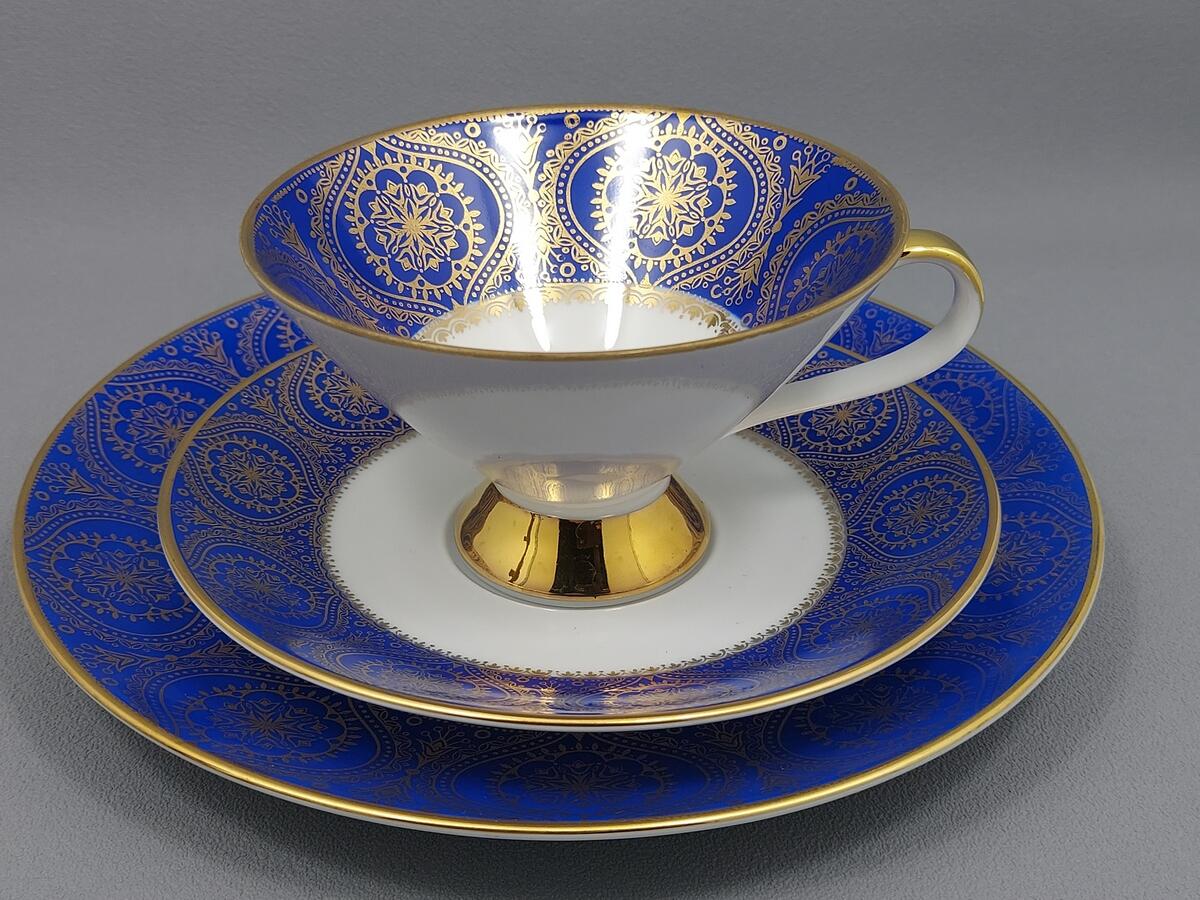 Trio filiżanka i talerzyki - porcelana Winterling (6)