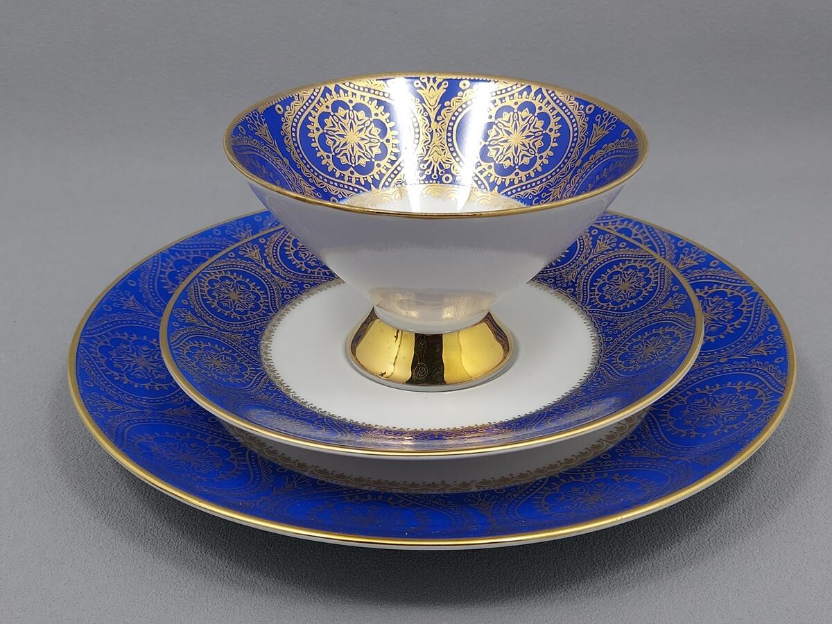 Trio filiżanka i talerzyki - porcelana Winterling (8)