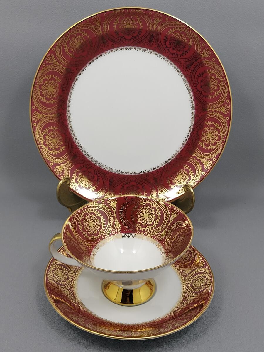 Trio filiżanka i talerzyki - porcelana Winterling (3)
