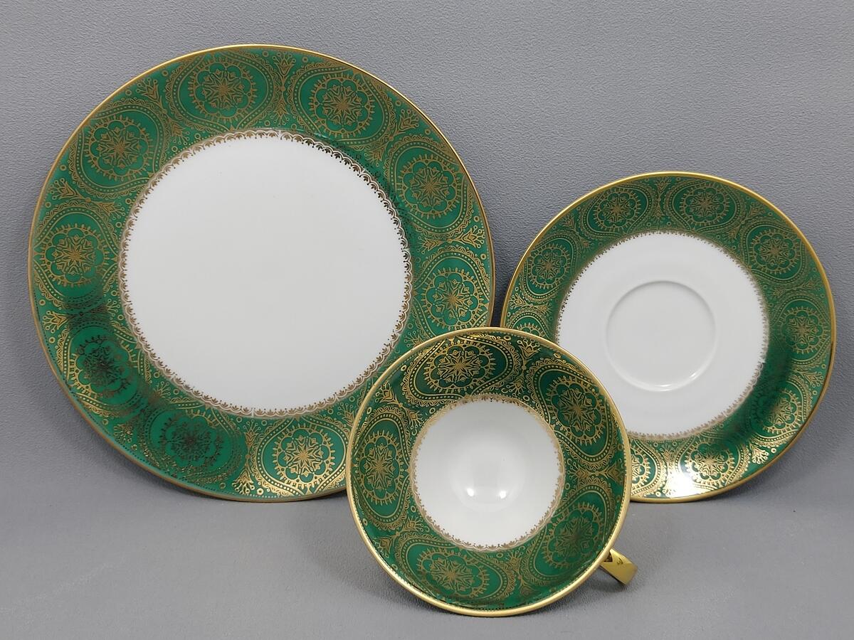 Trio filiżanka i talerzyki - porcelana Winterling (4)