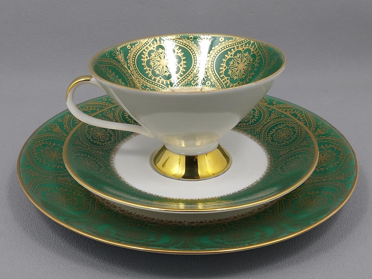 Trio filiżanka i talerzyki - porcelana Winterling (6)