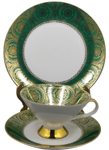 Trio filiżanka i talerzyki - porcelana Winterling (1)