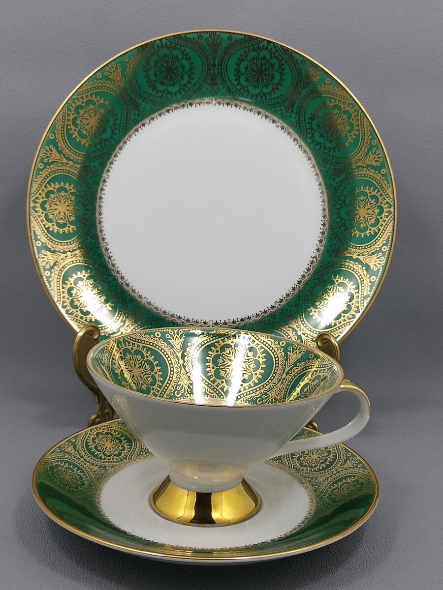 Trio filiżanka i talerzyki - porcelana Winterling (2)