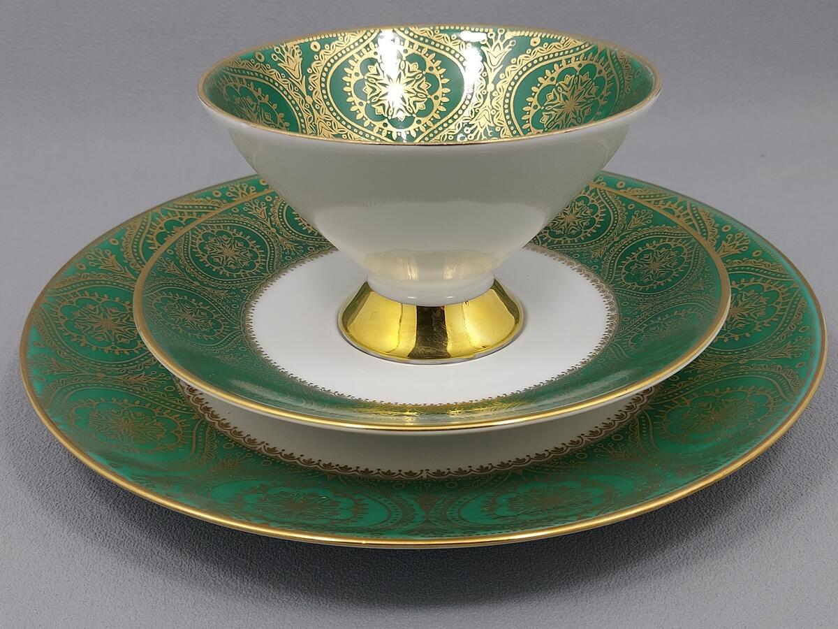Trio filiżanka i talerzyki - porcelana Winterling (7)
