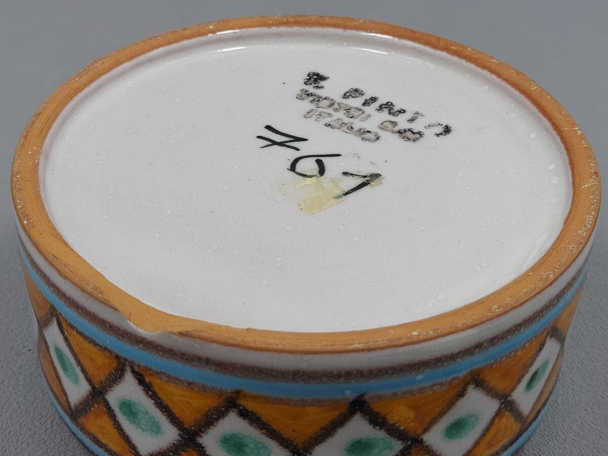 Pojemnik puzderko szkatułka Vintage VINCENZO PINTO Italy (7)