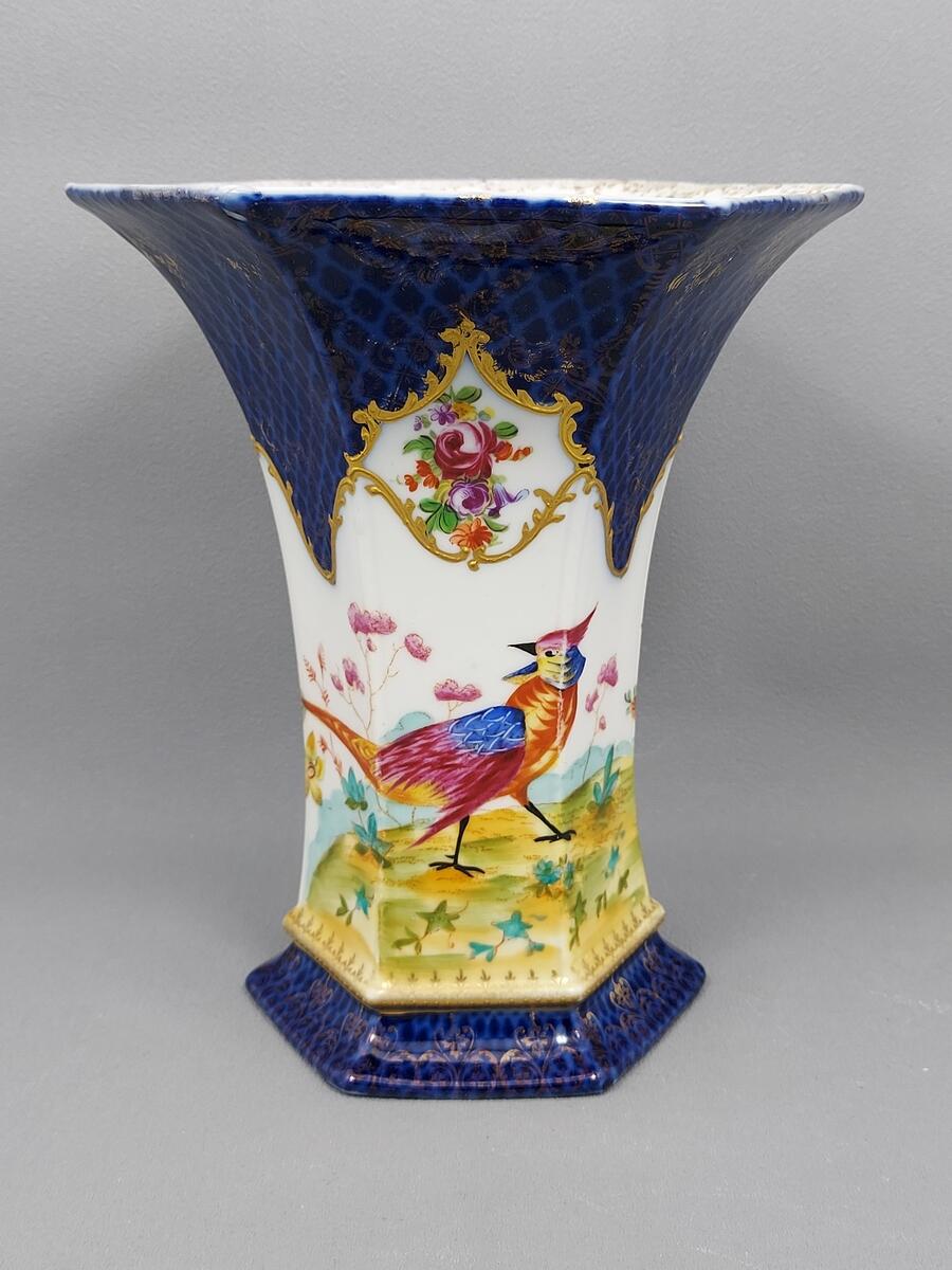 Stary Wazon ręcznie malowany - porcelana (2)