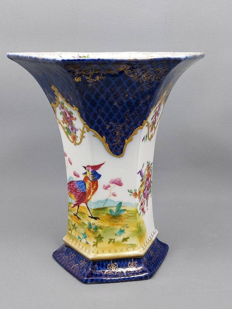 Stary Wazon ręcznie malowany - porcelana (5)