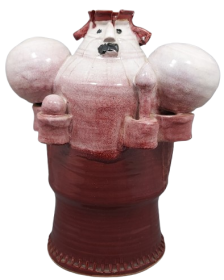 Figura króla Mária Sövegjártó - Ceramika Węgry