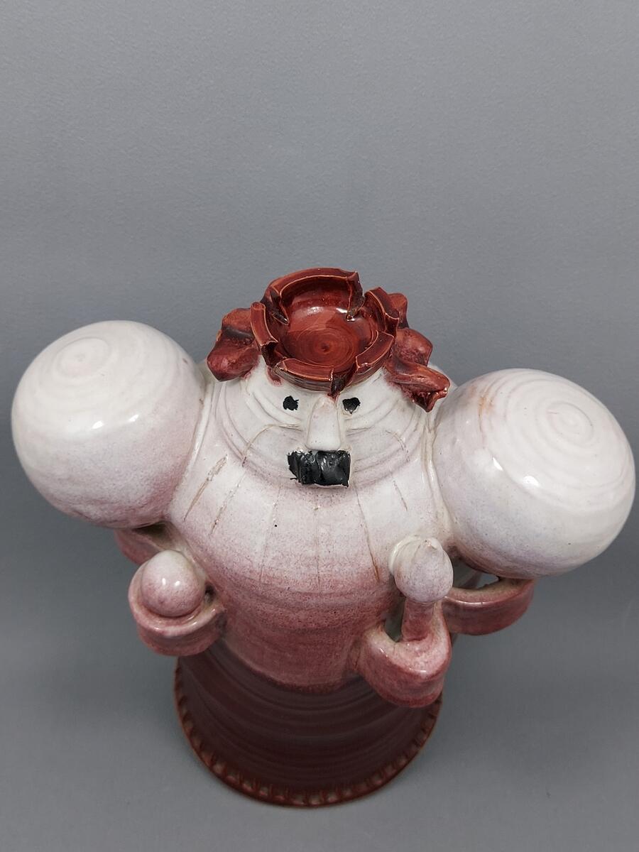 Figura króla Mária Sövegjártó - Ceramika Węgry (7)