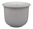 Biała doniczka - osłonka ceramika (1)