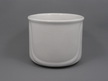 Ładna biała doniczka - osłonka - ceramika (3)