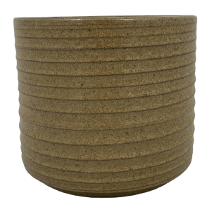 Brązowa doniczka - osłonka - ceramika (1)