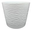 Biała doniczka - osłonka - ceramika (1)
