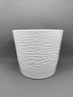 Biała doniczka - osłonka - ceramika (2)