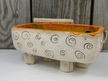Ceramiczna doniczka - Baran rzeźba (4)
