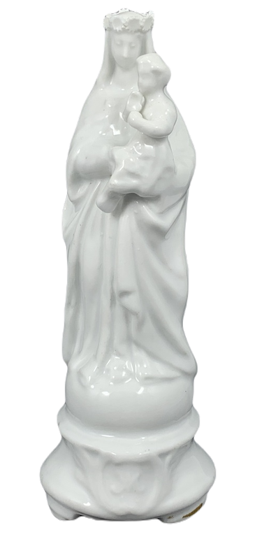 Figurka Matka Boska z Dzieciątkiem - porcelana (1)