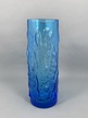 Niebieski wazon - szkło lata 60 (4)