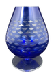 Duży niebieski kielich - szkło kryształowe (1)