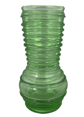 Mały zielony wazon - szkło (1)