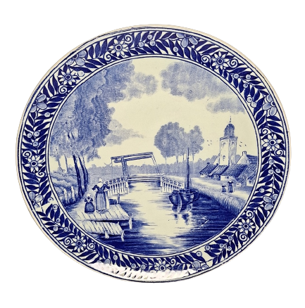 Piękna patera Delft - ceramika (1)