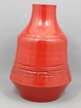 Czerwony wazon - ceramika  (4)